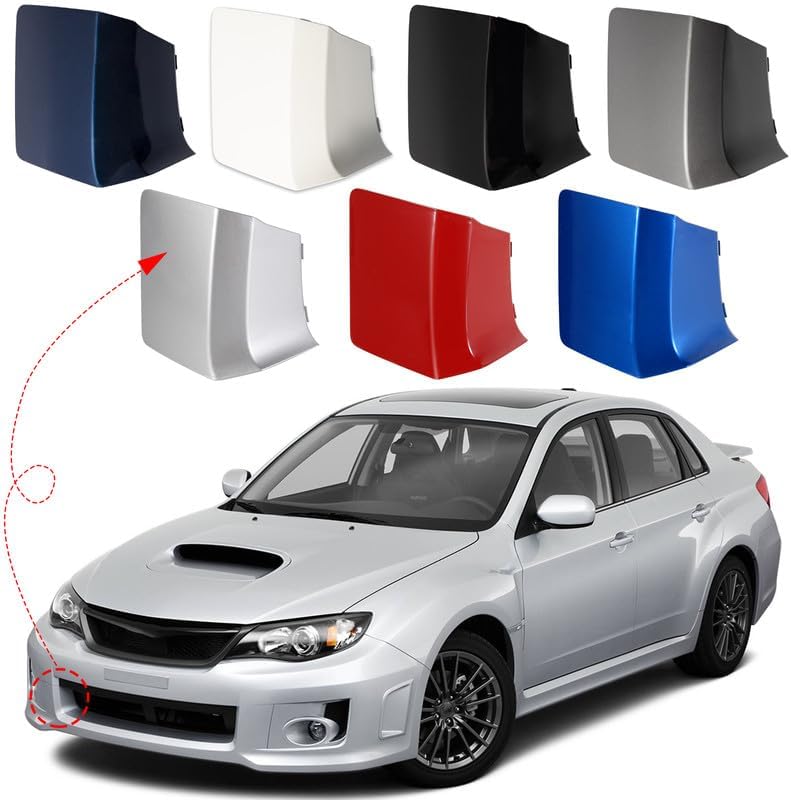 Cubierta de gancho de remolque de parachoques delantero para Subaru Impreza WRX STi 2011 2012 2013 2014 57731FG330 (sin pintar, lado derecho del