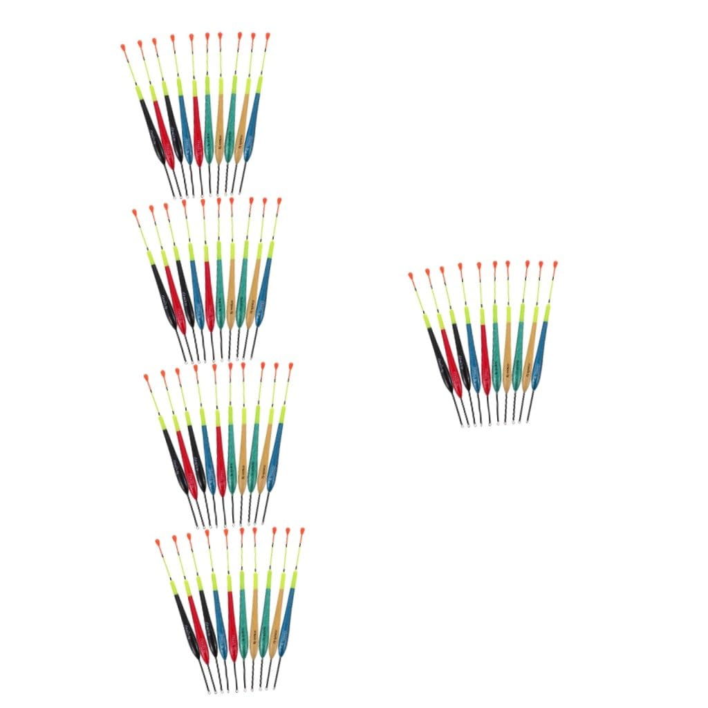 SUPVOX 50piezas Flotadores De Pesca De Flotadores Sensibles para Pesca Ríos y Mar para Mantener El Profundidad Deseada