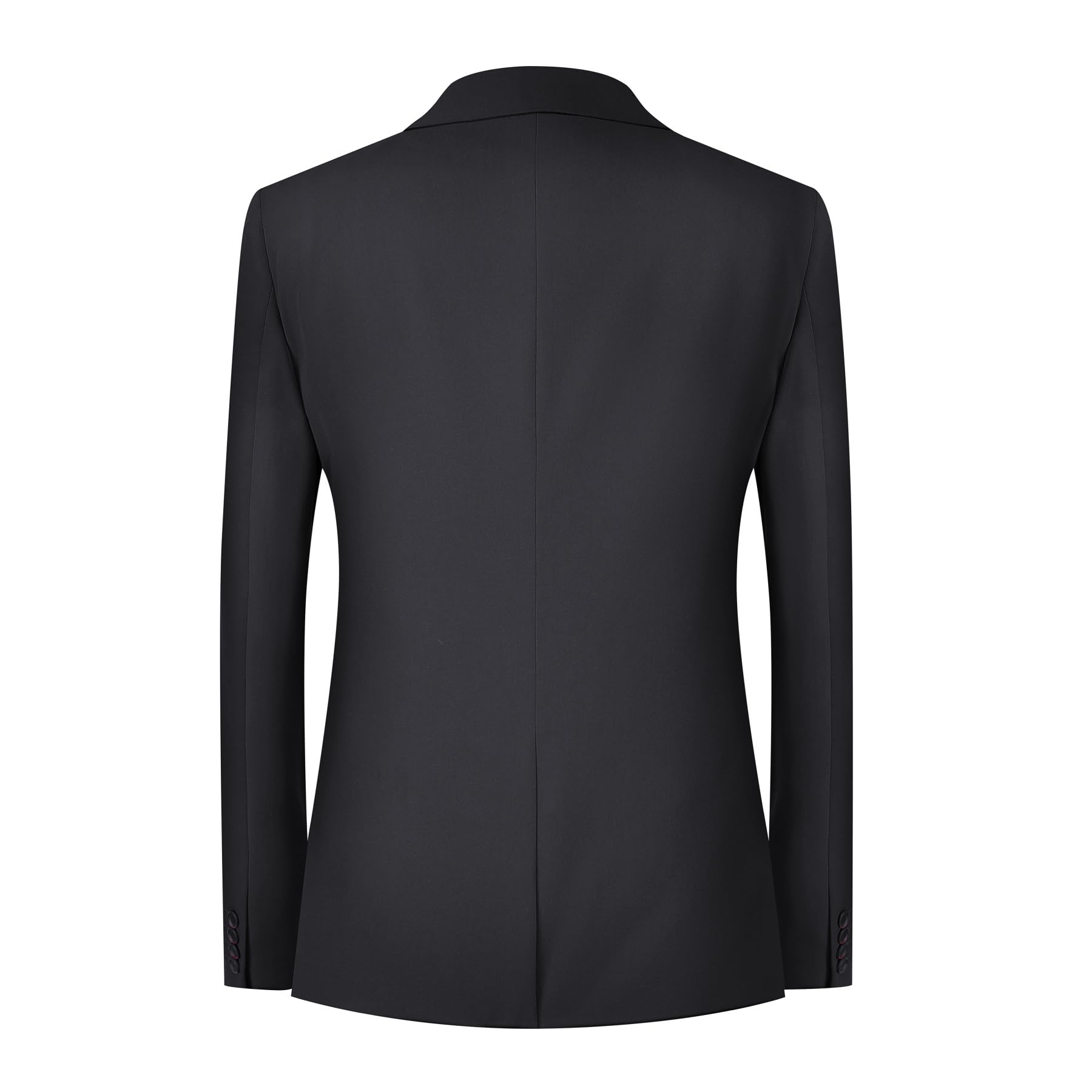 Allthemen Abito da Uomo Elastico 3 Pezzi Completo da Uomo Tinta Unita con Due Bottoni Slim Fit Formale Blazer Pantaloni Gilet