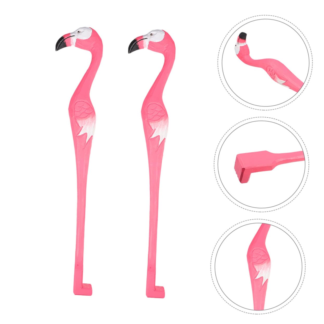 Yardenfun 2 Piezas Rascador de Espalda de Madera con Mango Diseño Artístico Forma de Animal para de Picazón Corporal Herramienta Portátil y Duradera para Hombres y Mujeres