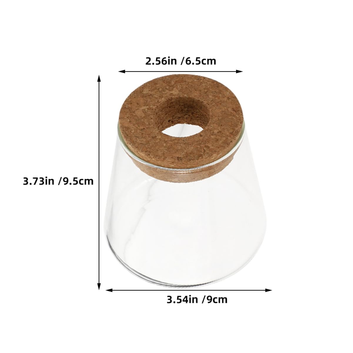 TOPBATHY 3pièces Vase Hydroponique Verre avec Couvercle Petite Jardinière pour Propagation De Plantes Terrarium De Bureau Transparent pour Fleurs