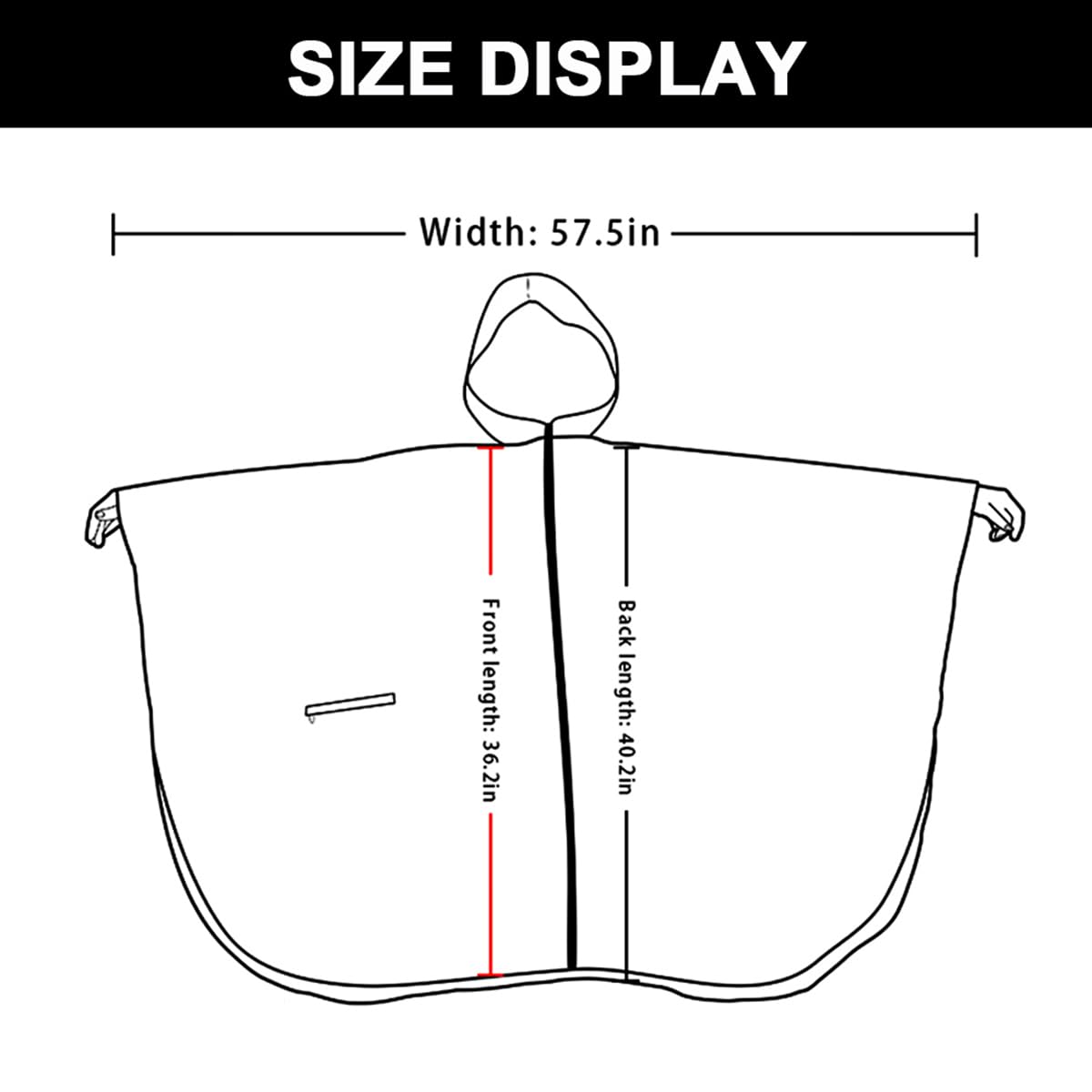 Poncho impermeable para mujer, ligero y transpirable, resistente al viento, para senderismo y ciclismo, impermeable de viaje compacto y reutilizable