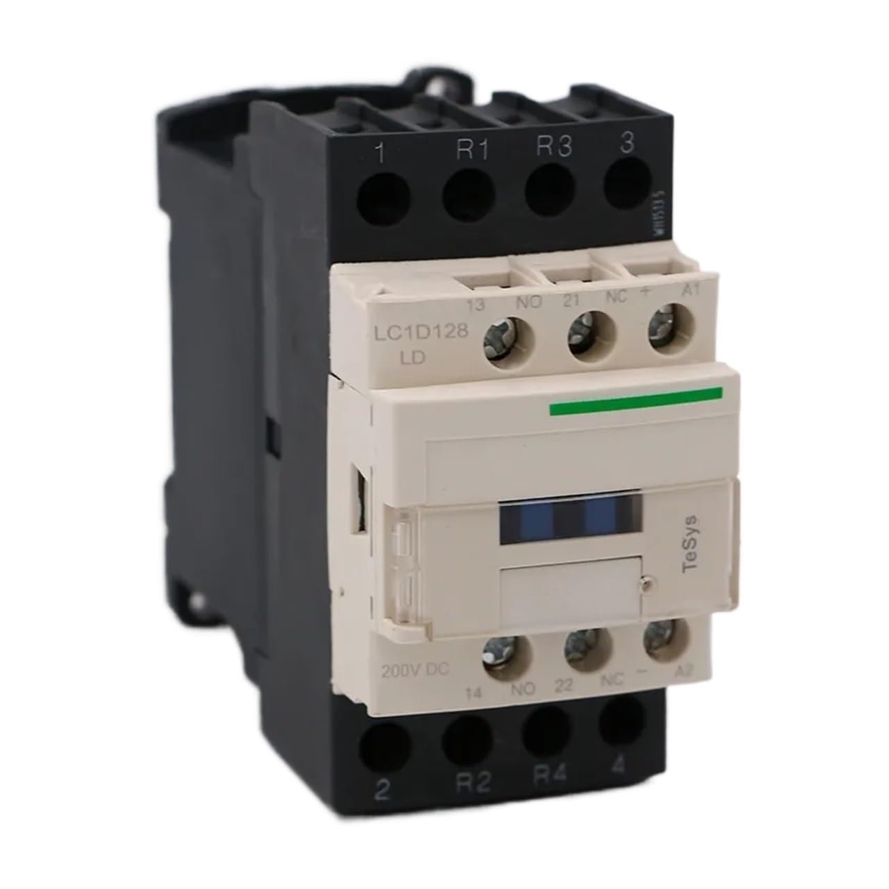 RCGKNNMUZ LC1D128LD DC electromagnetic contactor 4P 2NO+2NC LC1-D128LD 25A 200V DC Coil
