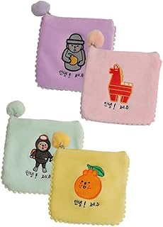 Abaodam 4Pcs tampons multi-function period bag zipper period bag aunt towel bag pouch fruit travel