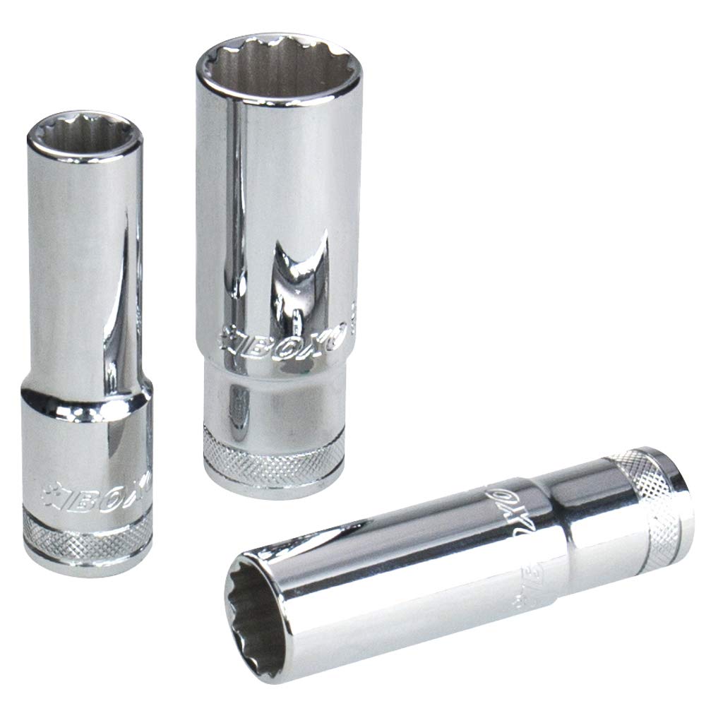 Boxo 3/8" Drive Deep Imperial Socket 5/16" 12 Point Sk3122-08Ls