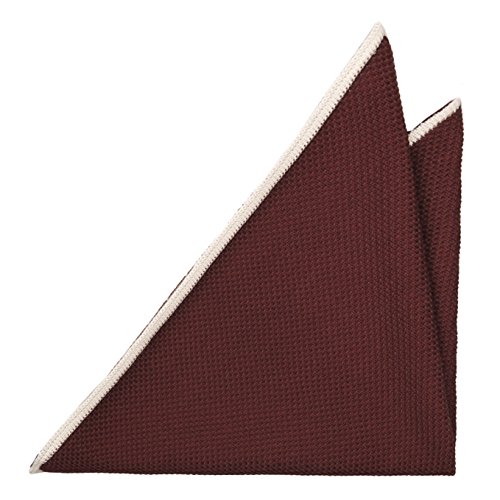 Preisvergleich Produktbild Notch Einstecktuch aus Gestrickt für Herren - Kastanienbrauner Strick aus Wolle