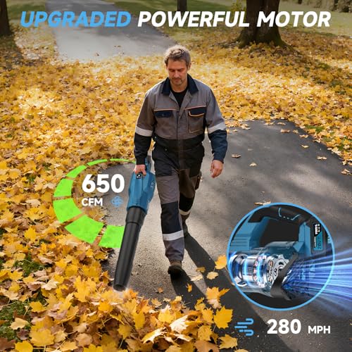 Leaf Blower Cordless, 650CFM Electric Leaf Blowers - image 2