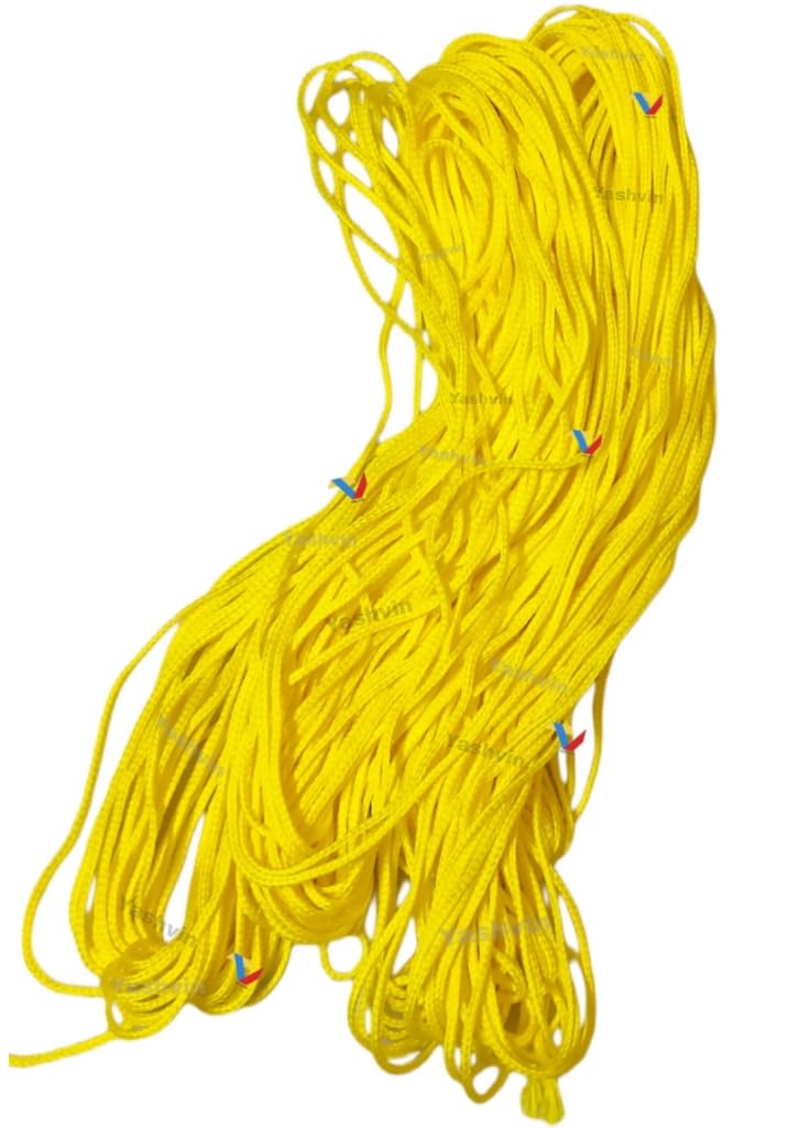 100% Cotton Yellow Peela Cotton Nazar Dhaga, 20 Meters Religious Yellow Thread - Yellow Dhaga - Anant Dhaga -100% Cotton Moltadu Najar Surksha for Boys,Girls (20 metres|RS-175.1.32