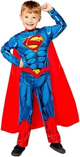 Amscan Official Warner Bros Superman 2-12 years Sustainable Costume