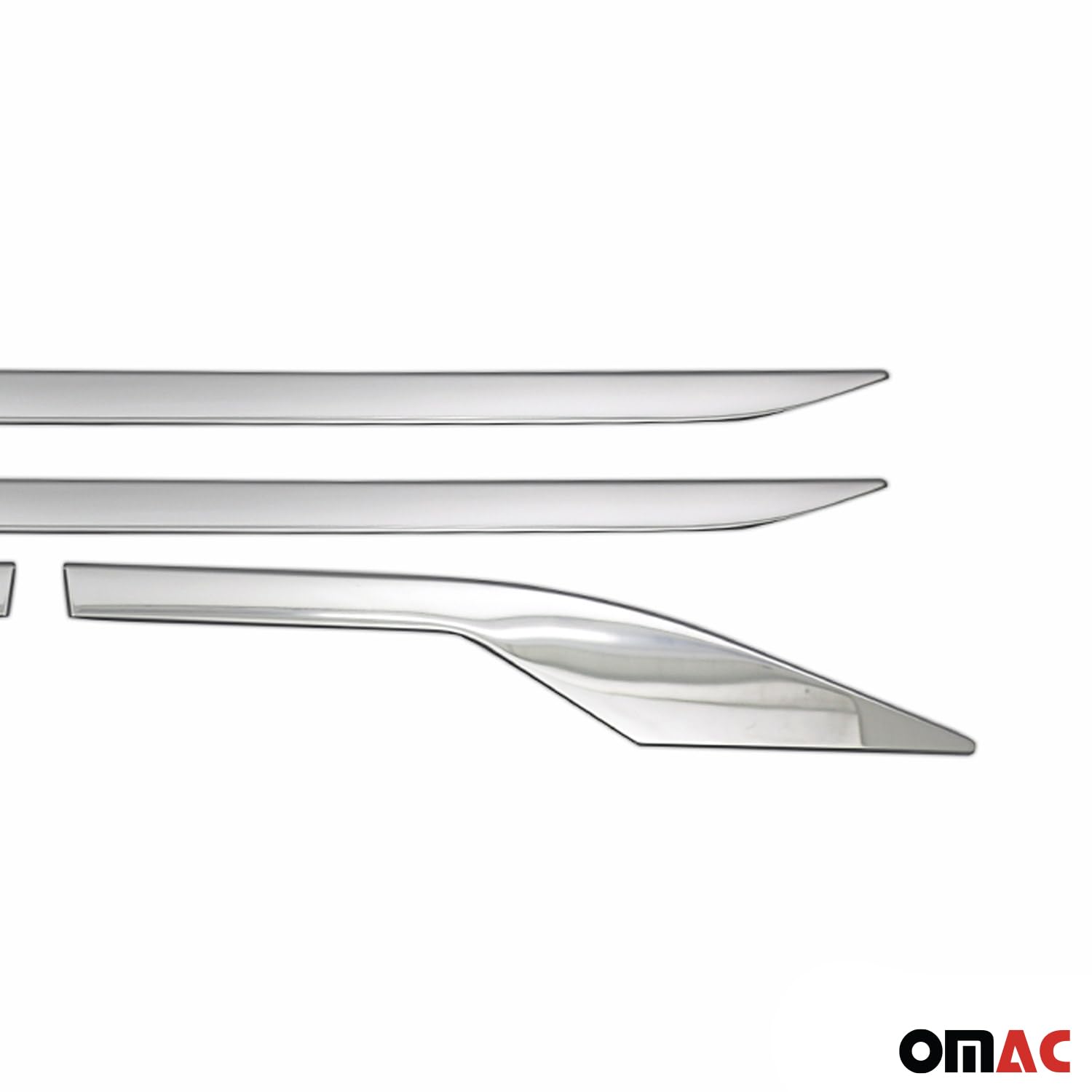 Baguette de Porte latérale, Baguettes de Porte, Baguette de Protection de Porte, Compatible avec Toyota C-HR 2016-2024, Chrome, 4X