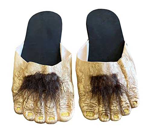 Billy Bob's Big Old Hairy Feet Costume Novelty Slippers, Large2