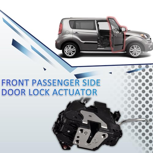 Image of Front Right Passenger Side Door Lock Actuator Assembly Compatible for Kia Soul 2011-2013 Door Latch Actuator, Replace# 81320-2K050