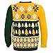 NFL Green Bay Packers BUSY BLOCK Ugly Sweater, Medium
