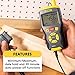 General Tools RHMG650 9-In-1 Thermo-Hygrometer with Pin/Pinless Moisture Meter