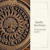 Memento Mori Coin 1.5", Stoic Fidget Coin, Amor Fati Daily Stoicism Gift — image 4