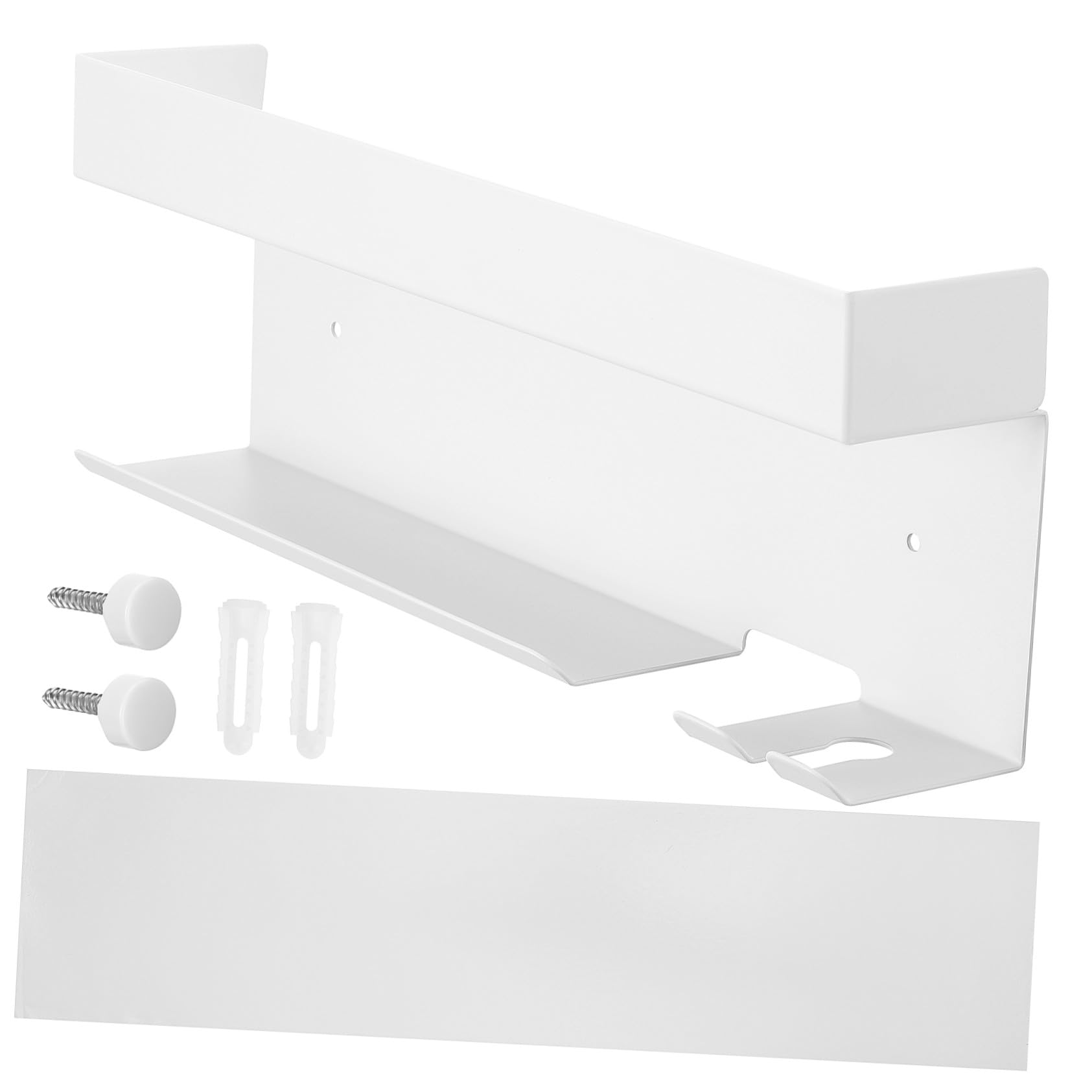 Aluminium Föhnhalterung ohne Bohren Wandhalter für Haartrockner Glätteisen und Lockenstab Hitzebeständig Platzsparend und Modern Multifunktionaler Organizer für Badezimmer