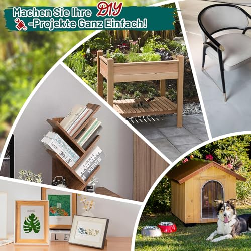 NEU MASTER Akku Tacker, 2-in-1 4V Elektrotacker Akku Mit Ladekabel, 1000 Heftklammern &1000 Nägel, Nägler für Bastelarbeiten, DIY und Polsterarbeiten