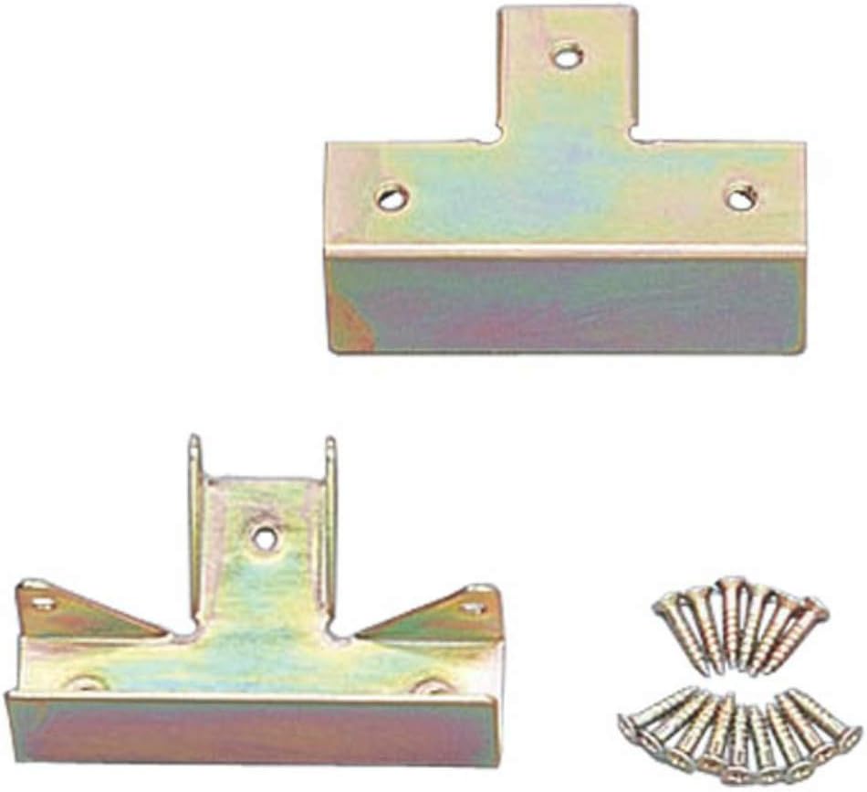 アイリスオーヤマ ボード用金具l字4枚セット カラー化粧棚板 50 50mm