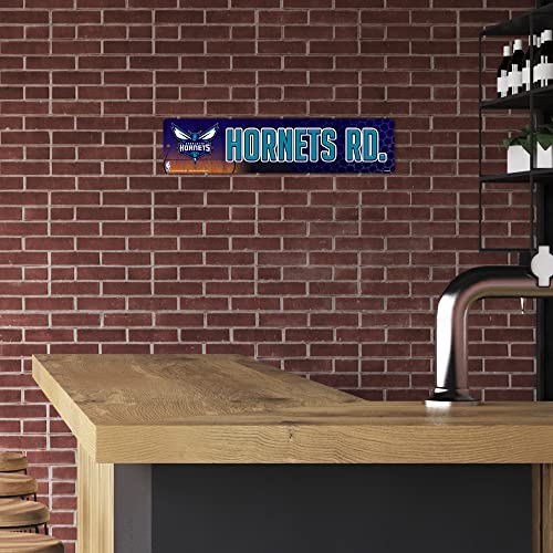Rico Industries Nba Charlotte Hornets 16-Inch Plastic Street Sign Décor #TOP3