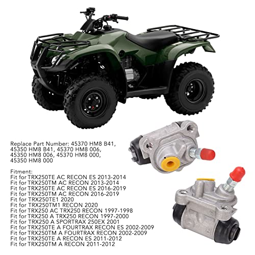 Remwielcilinder 45370 HM8 B41 45350 HM8 B41 45370 HM8 006 Linksvoor Rechts Remwielcilinder Metaallegering ATV-accessoires voor TRX250TE1 ATV-remmen en Ophanging - Image 3