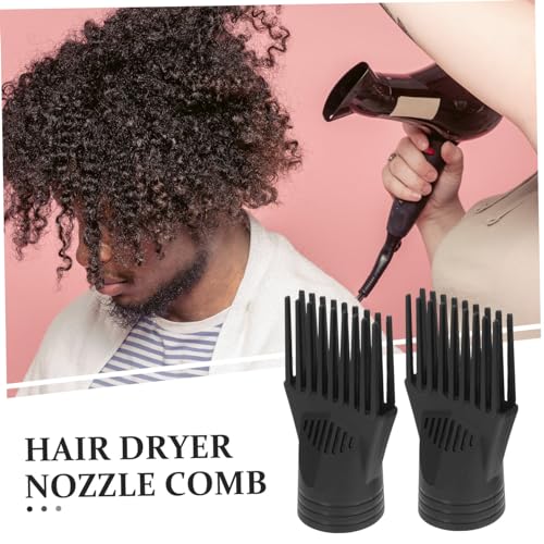 Healeved 2stücke Föhn Aufsatz Kamm Haartrockner Föhn Kammaufsatz Universal Kammaufsatz Kompatibel Mit Meisten Föhn-modellen Luftdüse Für Gleichmäßige Wärmeverteilung