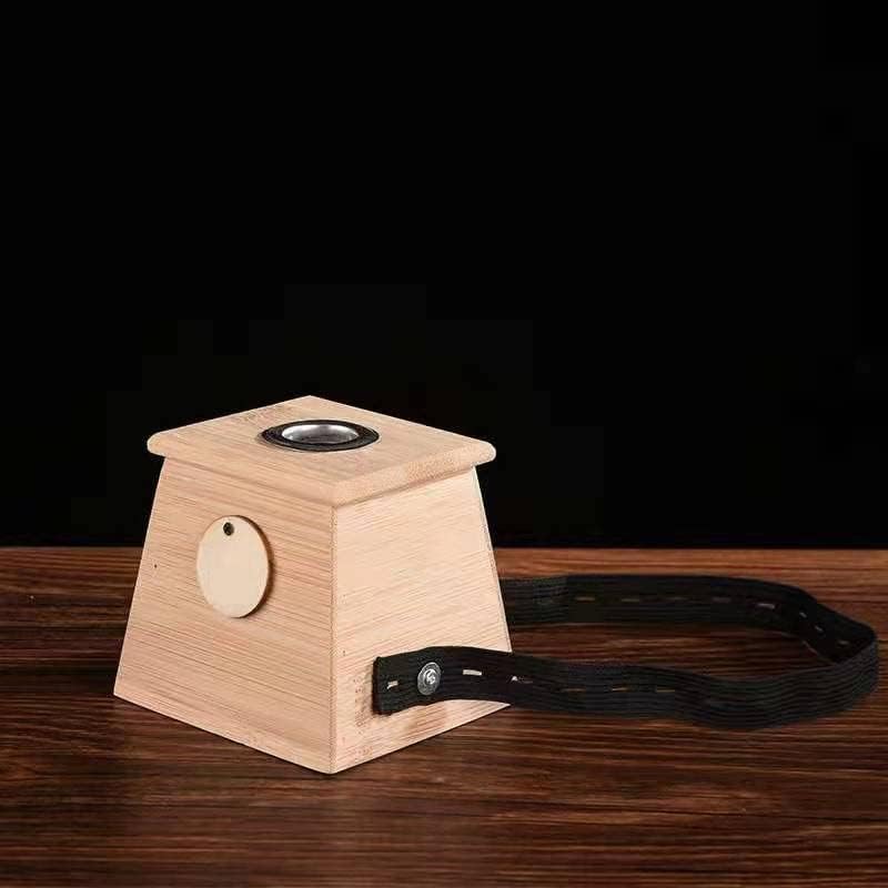 Miniatura 7 de Caja de moxibustión de bambú de un solo agujero de primera calidad para terapia de moxibustión Moxa
