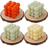 Scented Bubble Candles Gifts for Women, Wedding Bride Bridesmaid Small Cube Square Ball Modern Candl