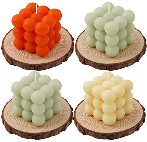 Scented Bubble Candles Gifts For Women, Wedding Bride Bridesmaid Small Cube Square Ball Modern Candles Unique Fun Gifts For Her, Girlfriend, Aesthetic Trendy Candles Decor #TOP9