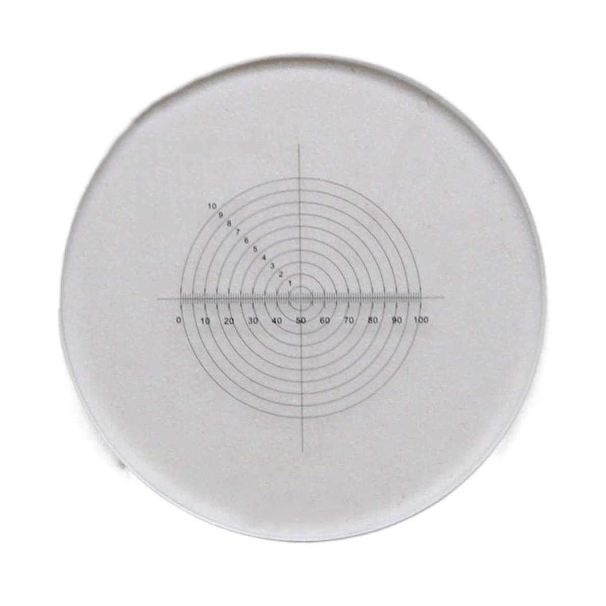 Microscope Micrometer Diameter 20.4mm Eyepiece Reticle Cross Ruler Grid Scale(MS-1-HY)