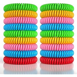 BuggyBands 18 Pack DEET-Free Mosquito Repellent Bracelets for Adults & Kids