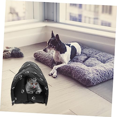 GANAZONO canil de cachorro quente à prova de chuva casa pet cama para pet casa de estimação ao ar li