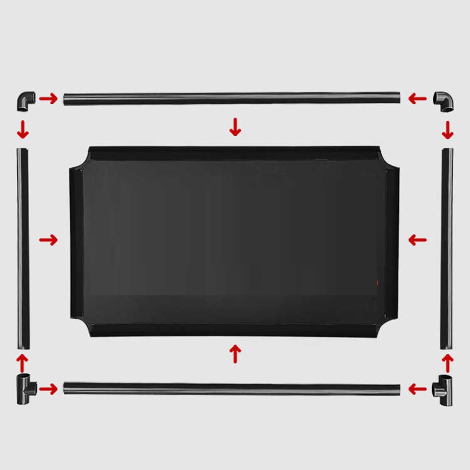 Barierka do tenisa stołowego, Barierka do tenisa stołowego składana rama ze stali nierdzewnej 140x70cm wielokolorowa wiele opakowań(White,Select Size)