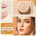 2Pcs Mushroom Head Air Cushion CC Cream Foundation Makeup,Moisturizing BB Cream Face Makeup Liquid Foundation,Long Lasting Full Coverage Concealer for All Skin Types（Natural）C