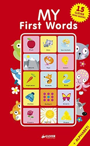 My First Words: 15 CLEVER Mini-Books Box Set (Clever Mini Board Books)