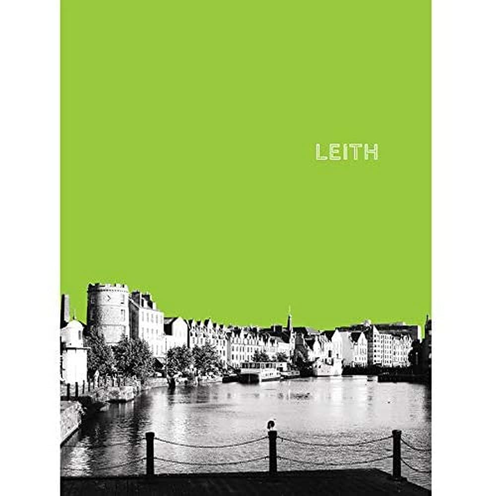 Wee Blue Coo Leith Shore Edinburgh Scotland Scottish Landmark West View Green Unframed Wall Art Print Poster Home Decor Premium