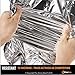 Emergency Blanket or Space Blanket - Ideal as Survival Thermal Protection - Very Light Double Sided Sheet of Mylar Foil - Best for Bug Out Bag, EDC, First Aid Kit, Hiking, Camping, Hunting