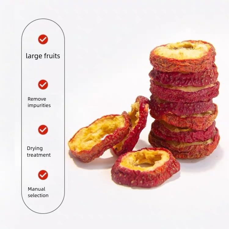 Miniatura 4 de Espino seco sin semillas de alta calidad, 5.64 oz (5.64 onzas) de espino secado al sol natural, té de hierbas shanzha té de frutas de espino