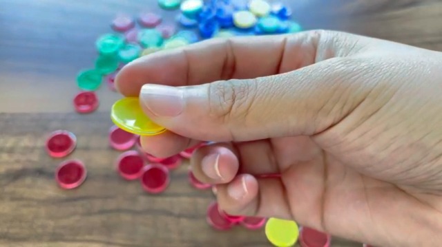 Juego De Bingo Magnético Fokroin – Palo Y 100 Fichas Con Tarjeta De Colores, Para Aprender Matemáticas Y Jugar En Casa O Clase