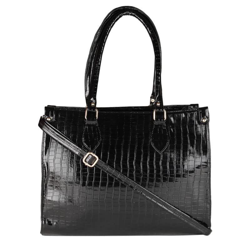 MINI WESST Womens Solid Brown Synthetic Leather Tote Bag for Office, College and Party (MWTB011BR) (B0C2J1GWKW) Amazon Price History, Amazon Price Tracker