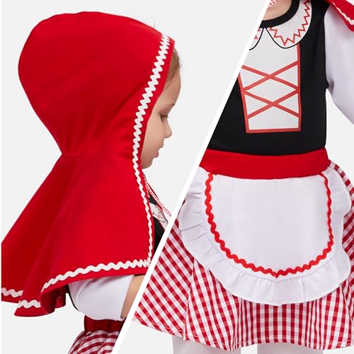 Disfraz para bebé Caperucita Roja para Halloween miniatura 5