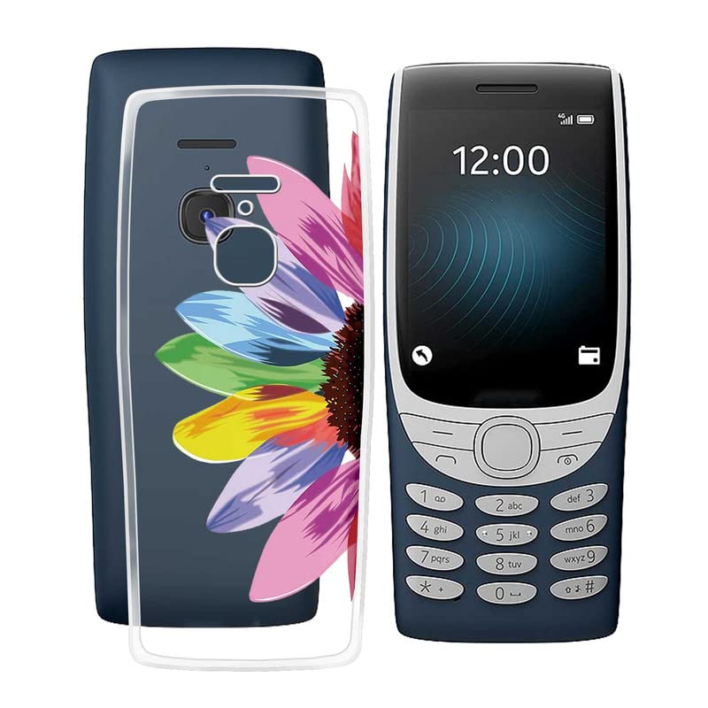KJYF Cover per Nokia 8210 4G (2.8), Ultra Sottile Silicone Protezione Case Anti-Graffio Antiurto Morbido TPU Bumper Custodia per Nokia 8210 4G - Don't Touch