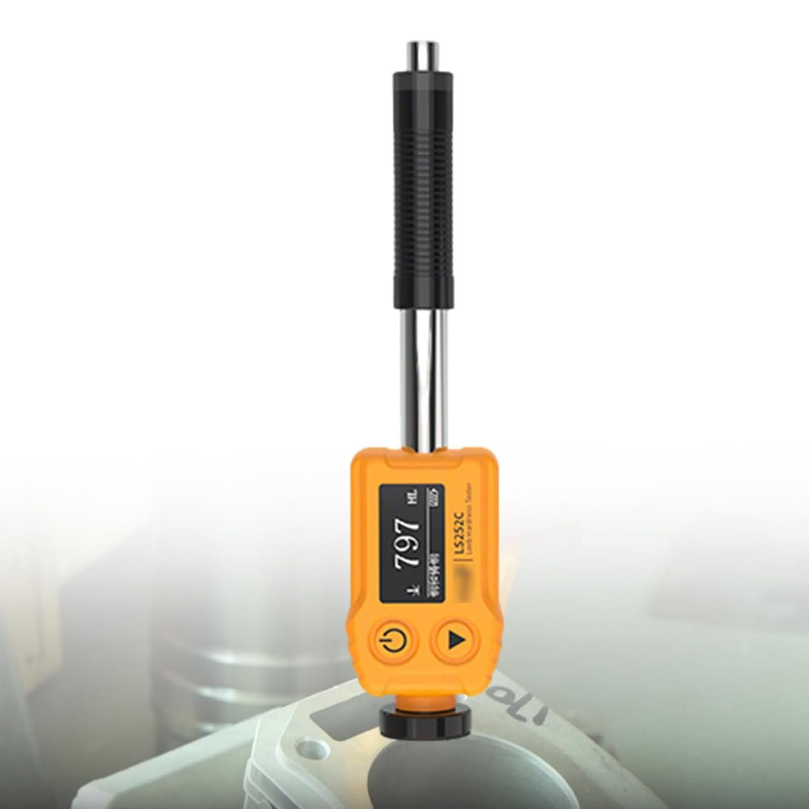 Durómetro Digital Portátil, Herramienta De Prueba De Dureza De Metales De Alta Precisión, con 7 Unidades Y Cambio Libre, para Diversos Materiales Metálicos, Kit De Prueba Rockwell. LS252C