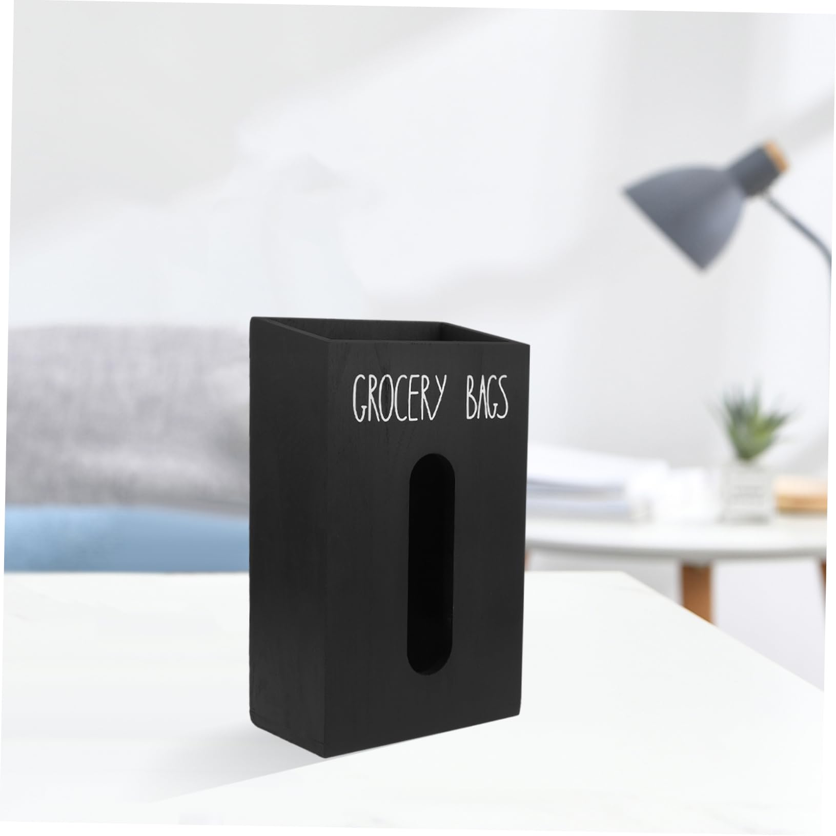 Ciieeo Holz Aufbewahrungsbox für Müllbeutel Großer Öffnungs Gemüsebeutel Organizer Platzsparend und für Küche und Büro Vielseitig Einsetzbar Bruchsicher und Elegant