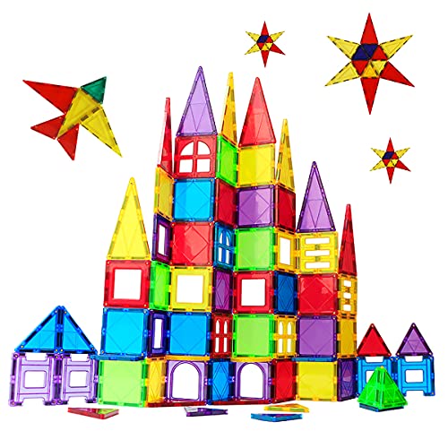 MAGBLOCK 66ピース マグネットブロック 磁石ブロック 子供 知育玩具 人気 磁気おもちゃ 小学生 女の子 男の子 おもちゃ 収納ケース付き 誕生日 入園 クリスマスプレゼント