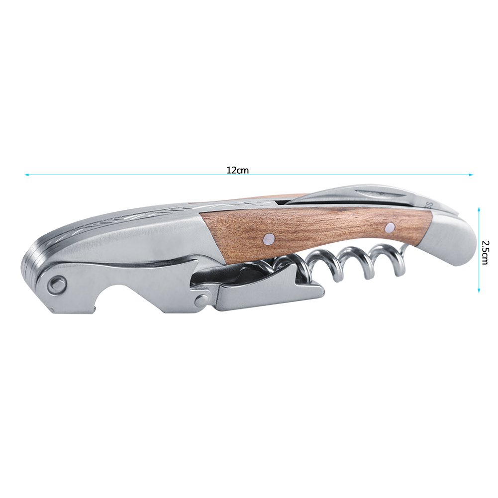 Apribottiglie,Cavatappi Professionali,Tire Bouchon Sommelier Bartender,Laguiole,Laguiole 1Pc Cavatappi Palmare Risparmio di Manodopera Bottiglia di Vino Apribottiglie per Uso