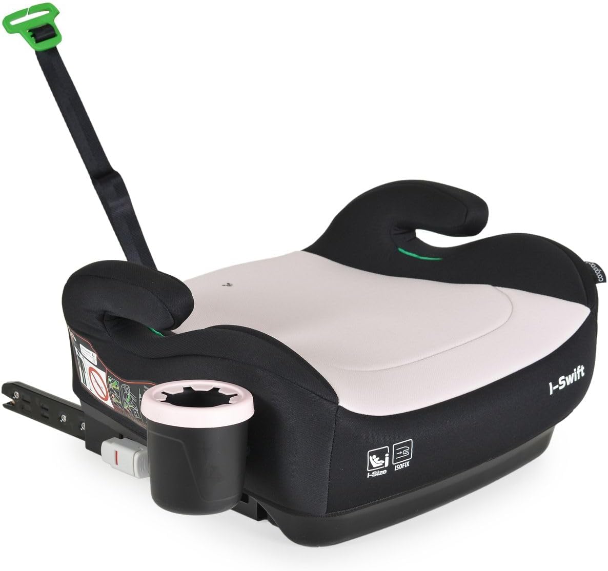 Cangaroo i-Swift i-Size Booster Seat with ISOFIX connectors extended