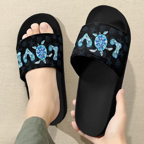 Image of Footwear for Mens Open Toe Athletic Sandals Anti-Slip Sole Slide Sandals Pillow House Flat Shoes Comfortable Slip On Slippers for Indoor & Outdoor