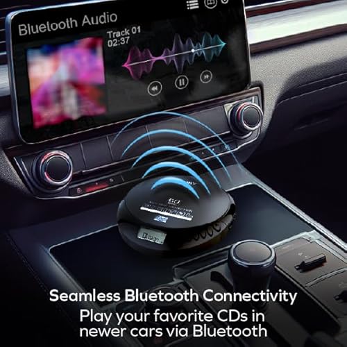 Coby CD201BK Cd Player Portable Bluetooth Cd Player thumb #2
