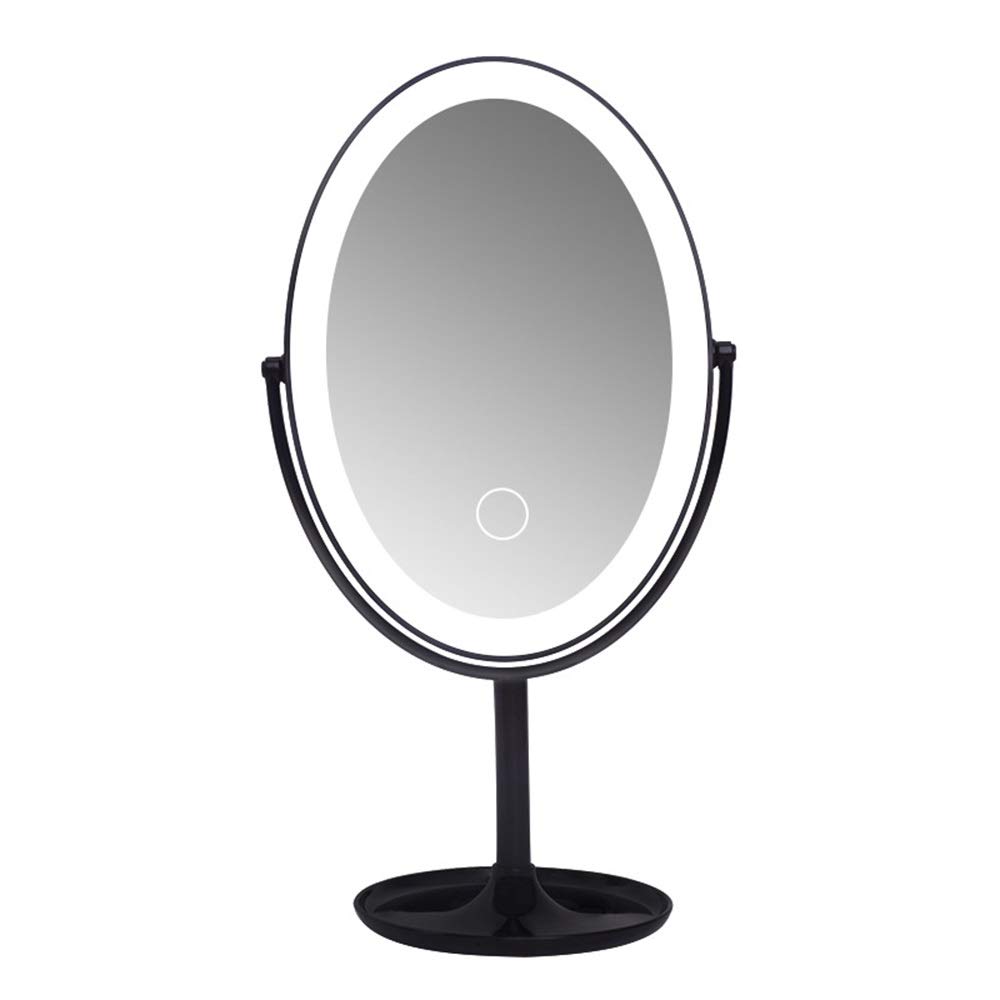 Miroir de maquillage LED intelligent noir pour réussir son teint
