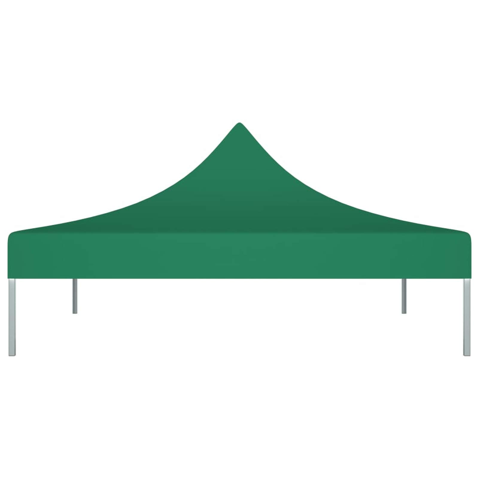 FAXIOAWA Techo de Carpa para Fiestas Toldo de Repuesto para Exteriores Gazebo Cubierta Superior de pabellón Resistente al Agua y a los Rayos UV, Marco de Carpa no Incluido, 3x3 m, 270 g/m², Verde